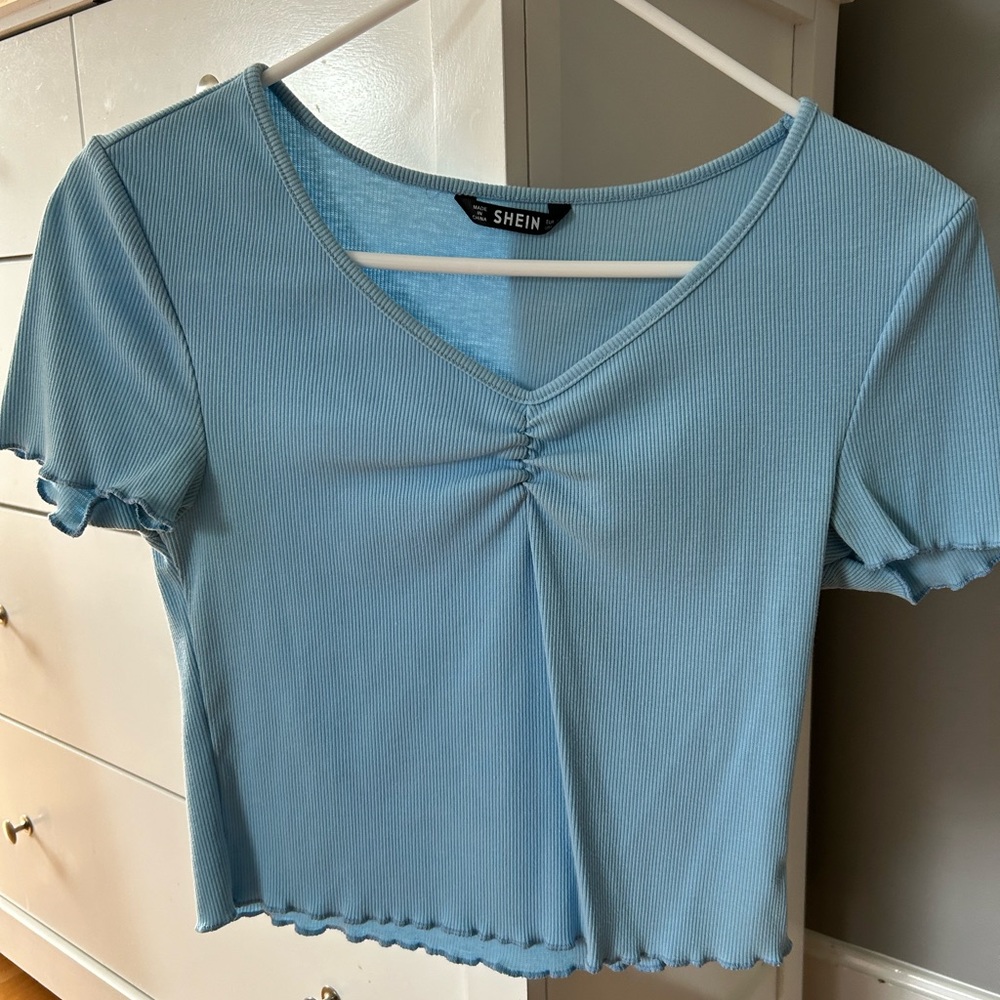 Blue Shein top